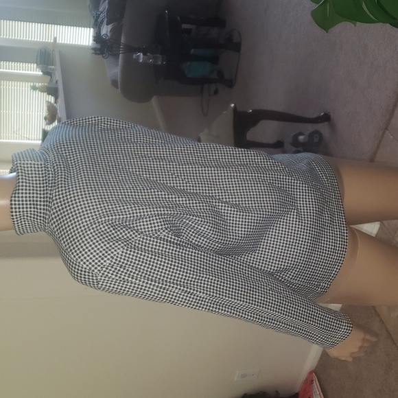 Talbots 8p gingham plaid quarter sleeve turtleneck soft lightweight - Picture 3 of 7